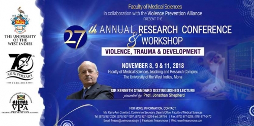Faculty of Medical Sciences - Violence Prevention Alliance | 27th Annual Research Conference and Workshop