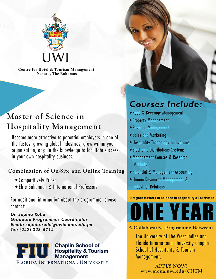 hospitality and tourism management uwi