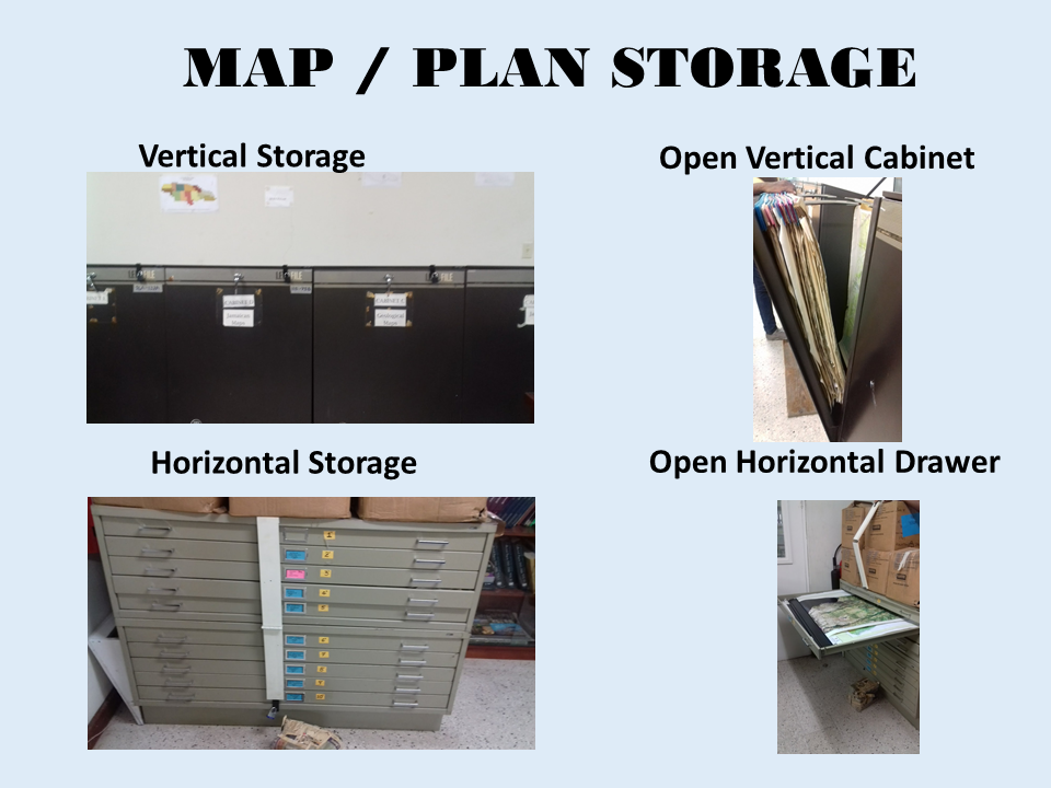Map and Storage Equipment