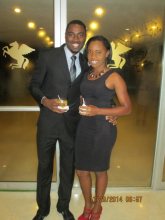 Raymour Wilson (UWI Mona Top Engineering Student for 2014) and Cordene Segree