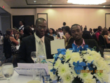 Dr. Lindon Falconer (MSE Lecturer) and Chadwick Barclay (MSE Student)