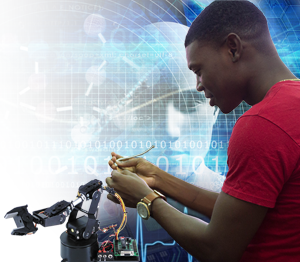 Student doing Biomedical Engineering