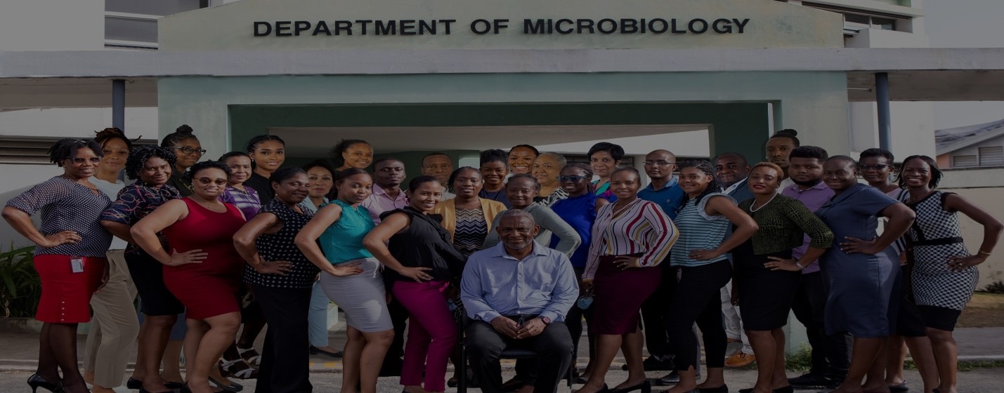 picture of Microbiology department team