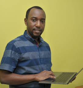 Student with Laptop in hand