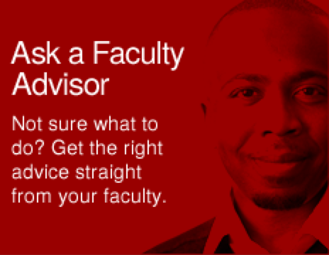 Ask a Faculty Adivsor