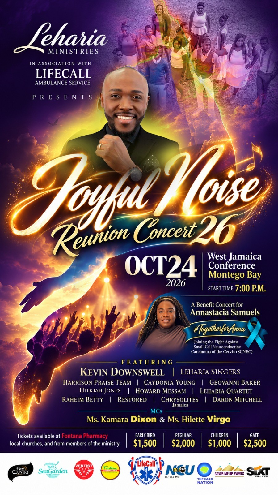 Invitation to Joyful Noise Reunion and Benefit Concert ’26