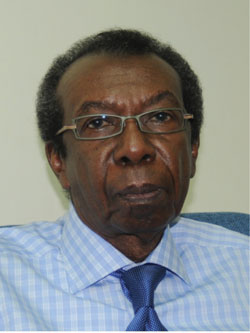 Professor Barrie Hanchard, CD 