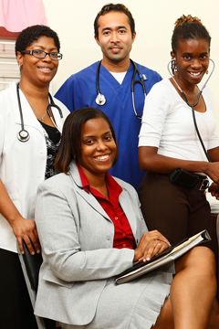 Dr. Kristen Smith and Family Medicine Residents