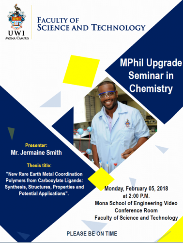 MPhil Upgrade Seminar Mr. Jermaine Smith