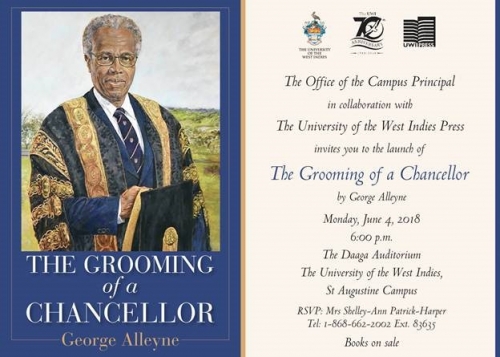 Book Launch | The Grooming of a Chancellor by George Alleyne