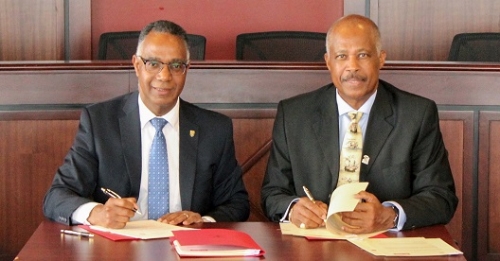 Brock UWI MOU signing