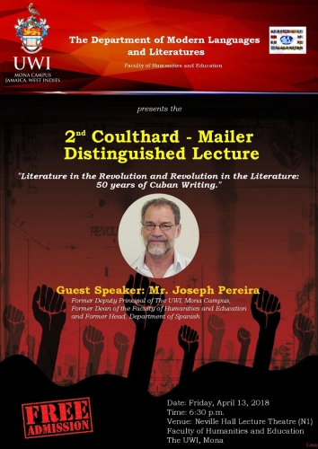 Department of Modern Languages and Literatures | 2nd Coulthard - Mailer Distinguished Lecture