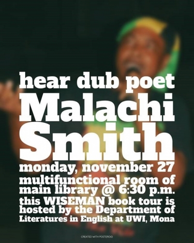 actor, poet and playwright Malachi Smith