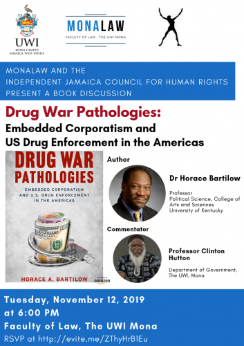 MonaLaw Book Discussion | Drug War Pathologies: Embedded Corporatism & US Drug Enforcement in the Americas