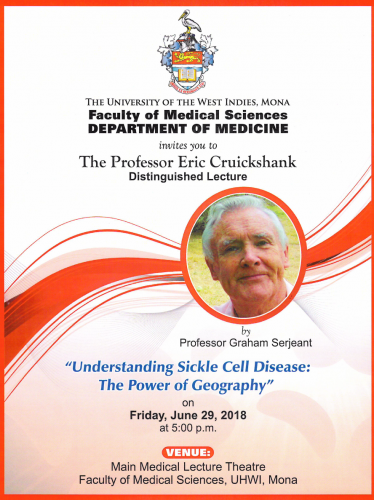 Eric Cruickshank Distinguished Lecture 2018