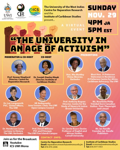 A Virtual Event - The University in an Age of Activism
