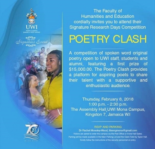 Faculty of Humanities and Education Poetry Clash 2018