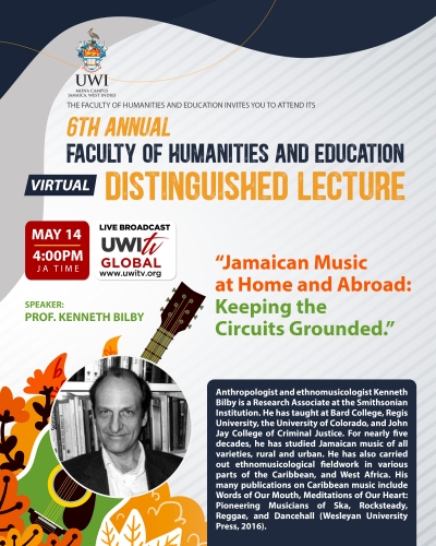 Faculty of Humanities and Education | 6th Annual Distinguished Lecture
