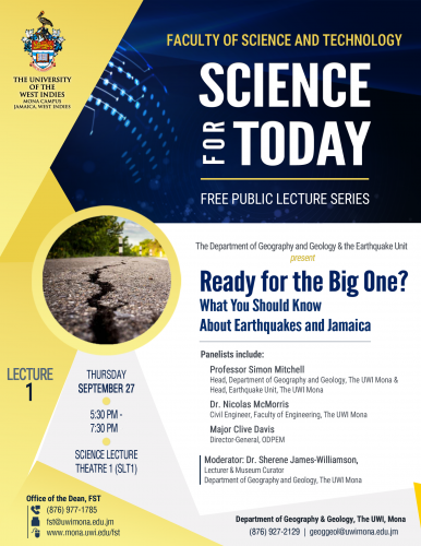 FST - Nobel Laureate Event and Earthquake Public Lecture