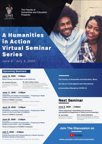 Humanities in Action Virtual Seminar Series: Future prognoses? Vulnerability and recovery in past pandemics 