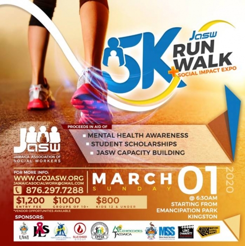 SPSW/JASW/Alzheimer's Jamaica 5K Walk-Run 2020