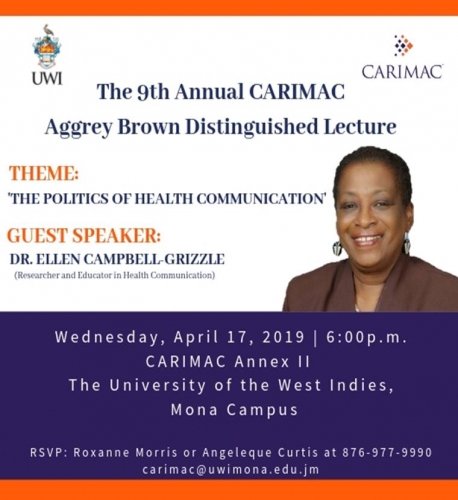 The 9th Annual CARIMAC Aggrey Brown Distinguish Lecture