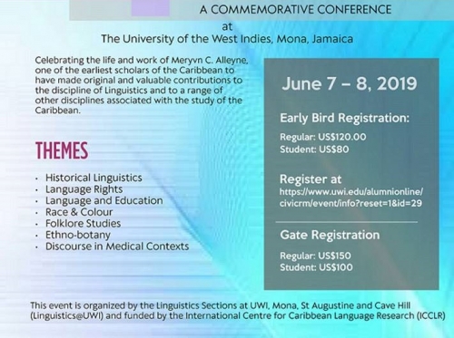 Commemorative Conference | The Many Facets of Mervyn C. Alleyne