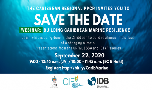 Marine Webinar | Hosted by Investment Plan for the Caribbean Regional Track PPCR