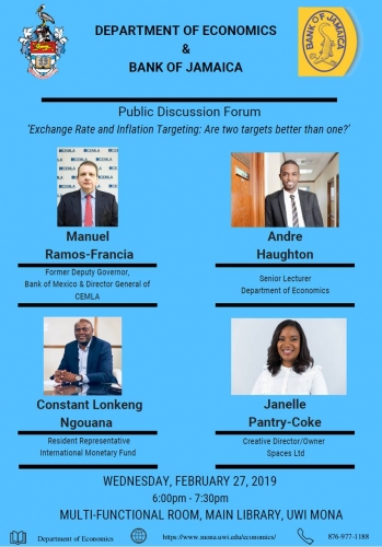 Policy Discussion Series 2019 | The Department Of Economics