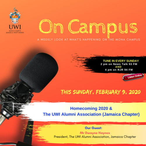 On Campus Radio Program: Homecoming 2020 & The UWI Alumni Association (Jamaica Chapter)