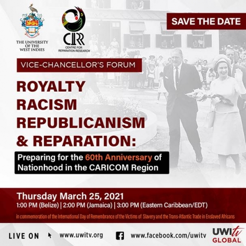 ROYALTY, RACISM, REPUBLICANISM & REPARATION