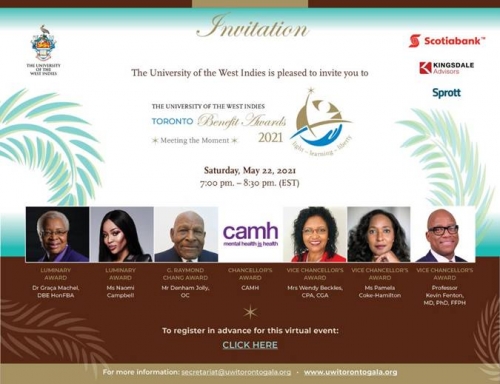 UWI TORONTO BENEFIT AWARDS 2021