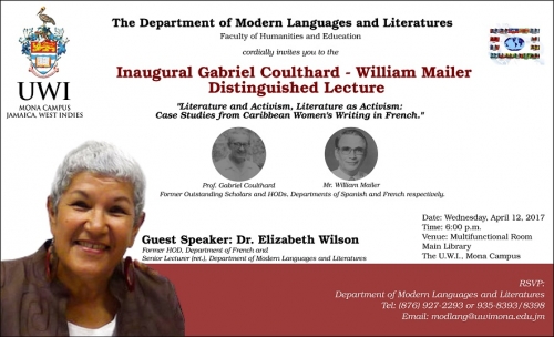 Inaugural Distinguished Lecture