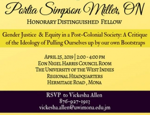Lecture by the Most Honourable Portia Simpson Miller