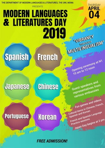 MODERN LANGUAGES AND LITERATURES DAY 2019