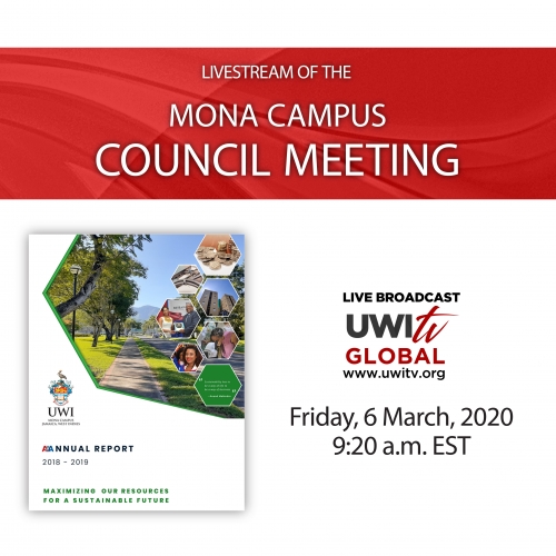 Mona Campus Council Meeting LIVE