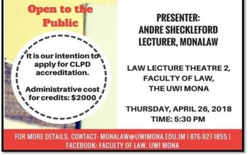 Mona Law Series Discussion | An Investigation into the Constitutionality of Jamaica's National Identification System (NIDS).