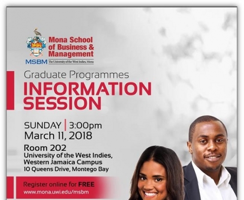 MSBM Graduate Programmes Information Session Montego Bay