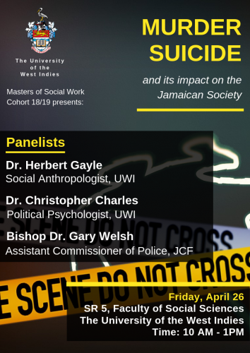 Panel Discussion | Murder Suicide and its impact on the Jamaican Society