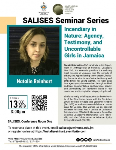 SALISES Seminar Series | Natalie Reinhart