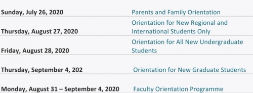 Virtual Orientation 2020