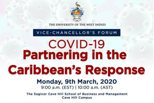 The UWI Vice-Chancellor's Forum | COVID-19 Partnering in the Caribbean's Response