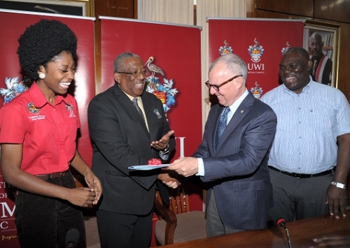 UWI Chancellor Matches OM's Donation to the Mona Campus