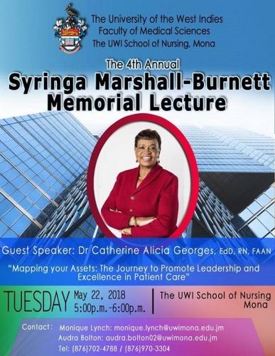 THE 4TH ANNUAL SYRINGA MARSHALL-BURNETT MEMORIAL LECTURE