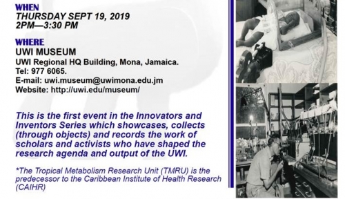 The UWI Museum Reflections on Innovation | The TMRU Story