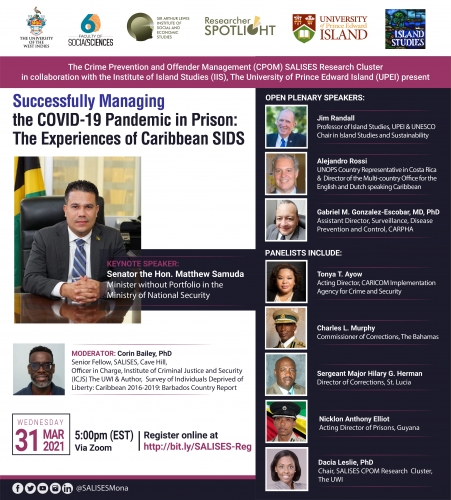 The UWI SALISES Managing the COVID-19 Pandemic in Prison 08
