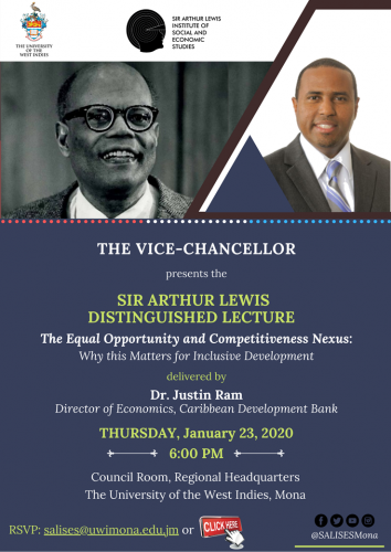 The Vice-Chancellor's | Sir Arthur Lewis Distinguished Lecture