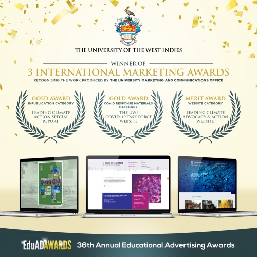The UWI cops 3 international marketing awards
