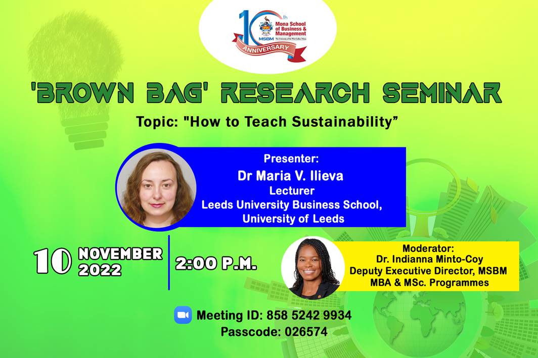 Brown Bag Research Seminar