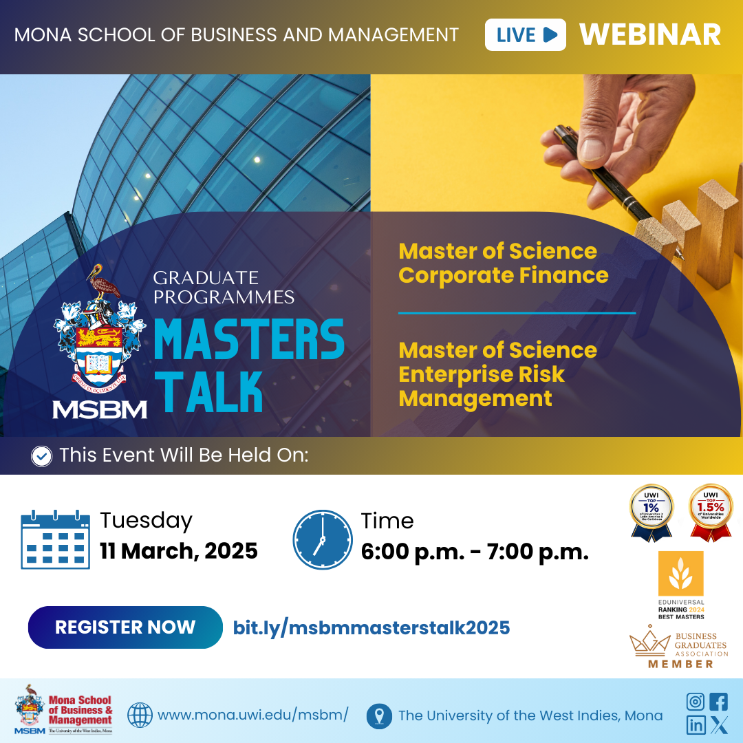 Masters Talk 2024- MSc Corporate Finance and Enterprise Risk Management